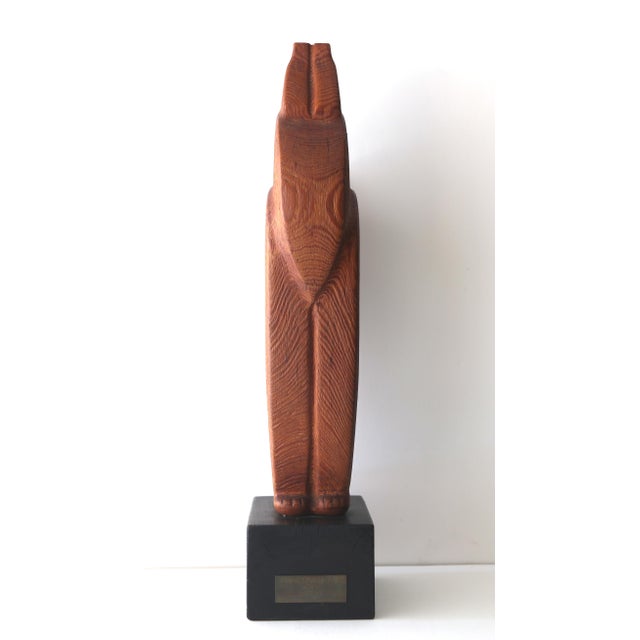 Finnish Lynx Sculpture by W. Hynninen Mid-Century For Sale - Image 4 of 11