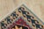 1970s Scandinavian Style Geometric Design Red Handmade Oushak Kilim Runner Rug For Sale - Image 9 of 12