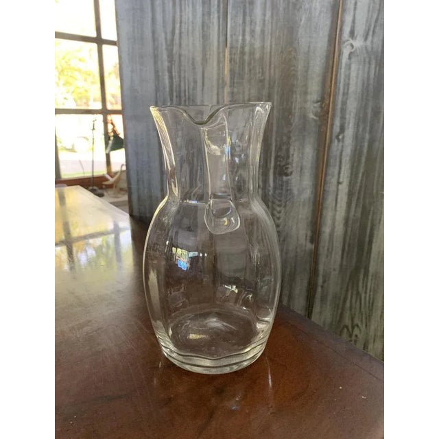 1960s Mid-Century Clear Pitcher, 1960s For Sale - Image 5 of 7