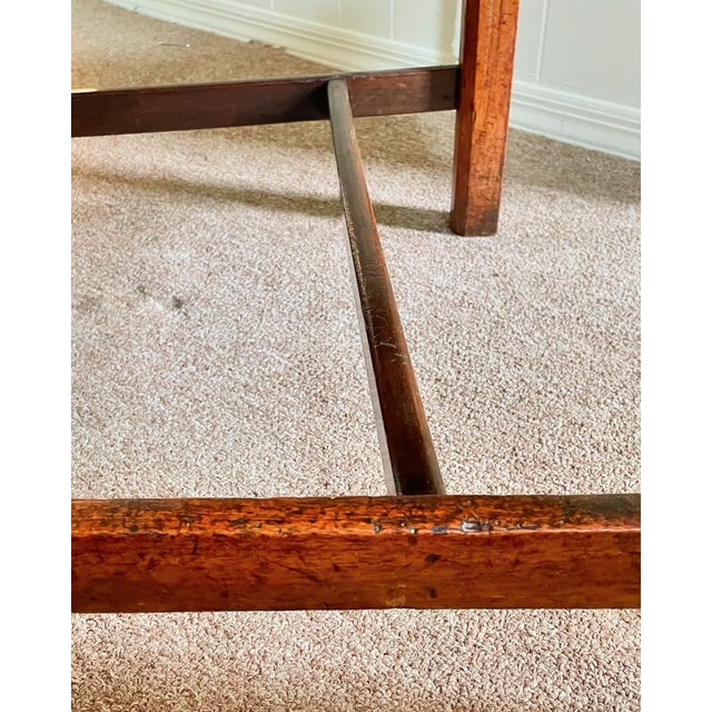 Wood George III Upholstered Mahogany Lolling Chair Circa 1790 For Sale - Image 7 of 10