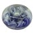 Joe St Clair Stamped Hand Blown Art Glass Paperweight Controlled Bubble 4517b For Sale