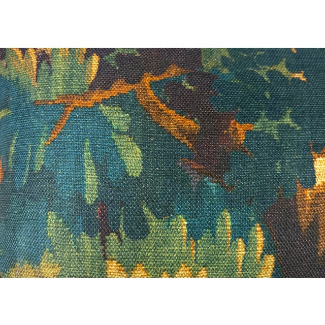 Transitional Dedar "Schwarzwald" in Verdue 16"x20" Pillows-a Pair For Sale - Image 3 of 3