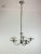 Italian Five-Light Metal and Glass Chandelier, 1940s For Sale - Image 11 of 12