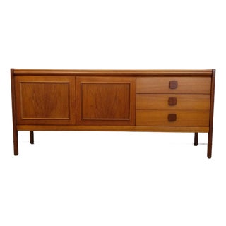 Vintage Mid Century Modern Teak Credenza by Nathan, Attributed For Sale