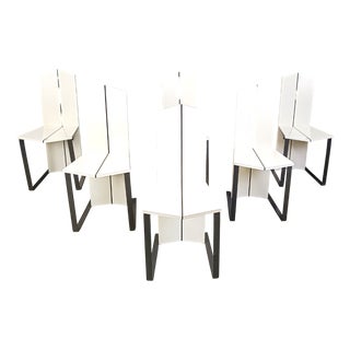 Postmodern Dining Chairs, 1980s, Set of 6 For Sale