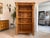 Contemporary Antique Biedermeier Display Cabinet in Walnut For Sale - Image 3 of 15