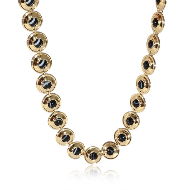 Tiffany & Co. Paloma Picasso Magic Disc Reversible Necklace 18K Gold