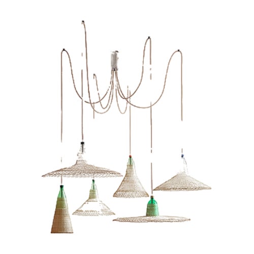 Chimbarongo 6-Light Pet Ceiling Lamp from Alvaro Catalán De Ocón For Sale