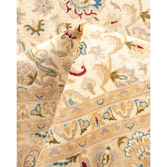 Textile Mogul, One-of-a-Kind Hand-Knotted Area Rug - Ivory, 9' 2" x 11' 10" For Sale - Image 7 of 8