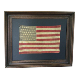 Antique 48 Staggered Star American Flag 1912