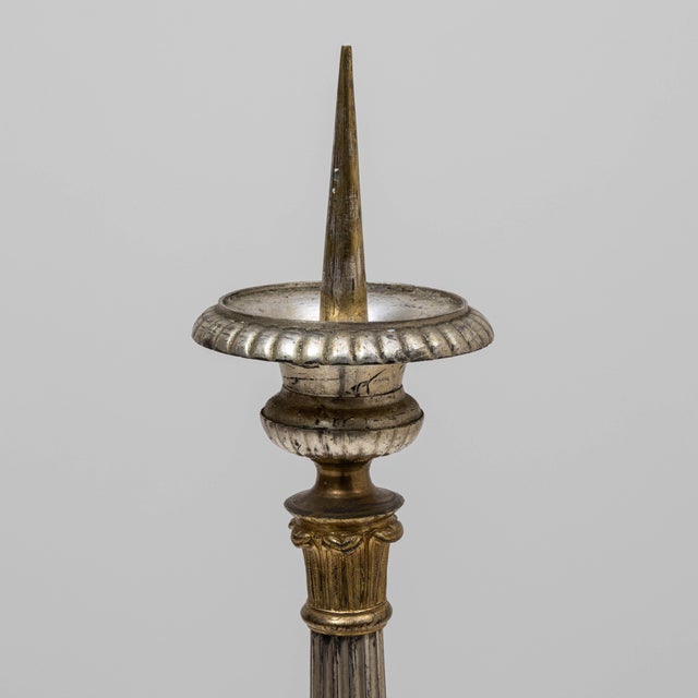 19th Century French Metal Candlestick For Sale - Image 14 of 18