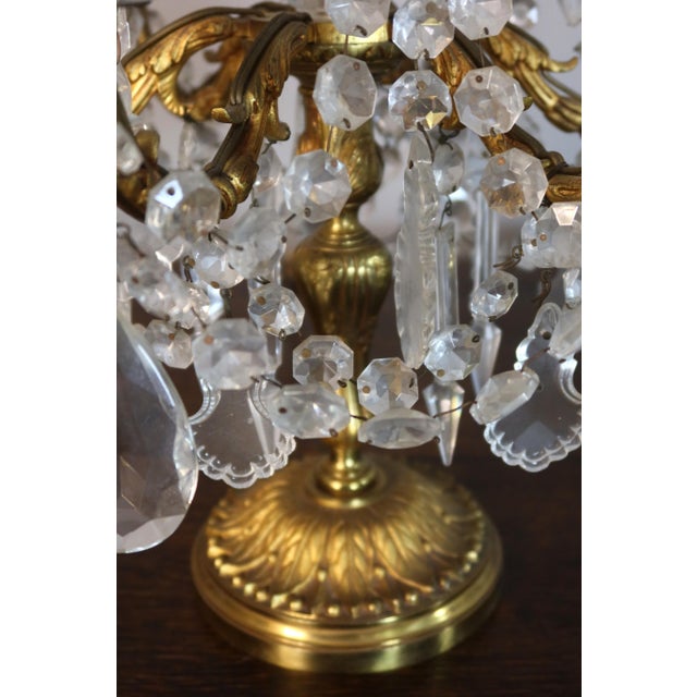 Gold Large Louis XVI Style Girandoles, Set of 2 For Sale - Image 8 of 13