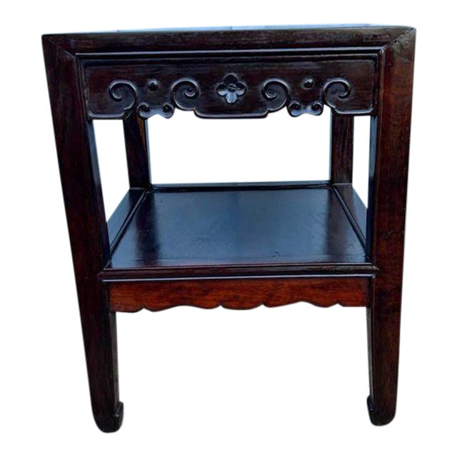19th Century Antique Rosewood Plant Stand Side Table For Sale