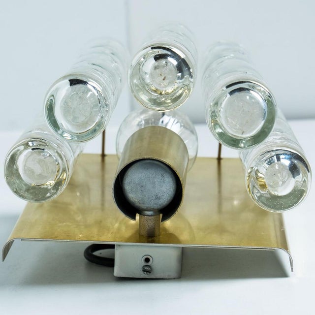 Structured Tubes Wall Lights from Doria Leuchten, 1960s, Set of 2 For Sale - Image 4 of 16