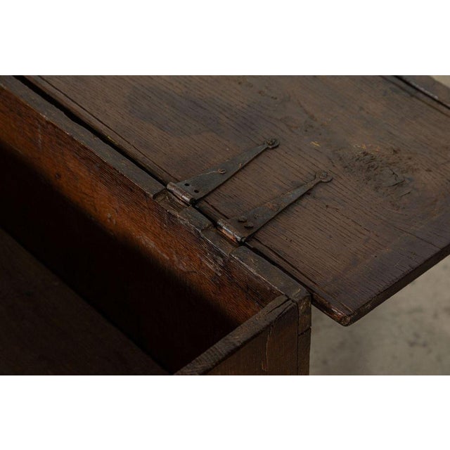 17th Century English Oak Coffer, 1670s For Sale - Image 15 of 18