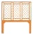 X & Diamond Headboard Queen - Orange For Sale