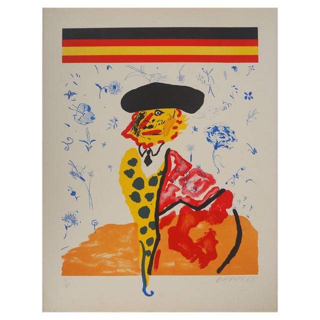 Eduardo Arroyo, The Toreador, Original Lithograph For Sale