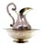 Lavender and Silver Gum with Engraved Garlands and a Handle Embossed with Acanthus Leaves For Sale