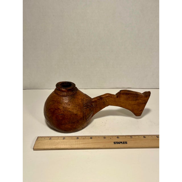 1900’s Antique Hand Carved Resewood Opium Cup From Jodphur, India For Sale In Los Angeles - Image 6 of 8