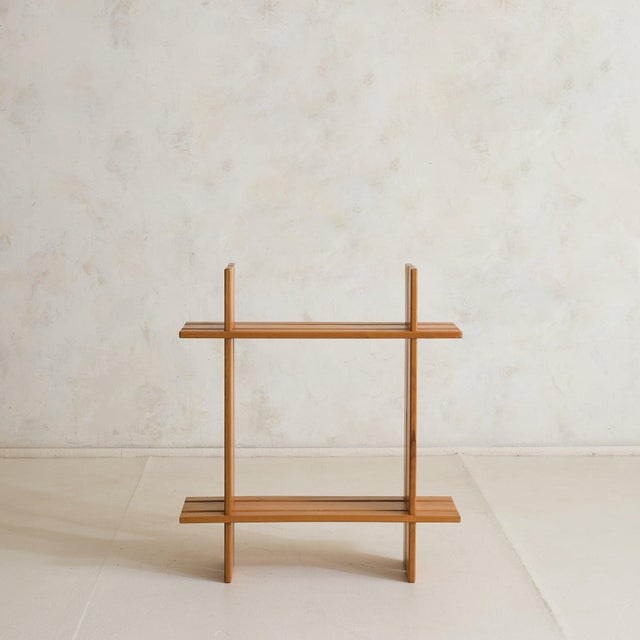 Modern Vintage French Elm "Savoie" Shelf by Maison Regain For Sale - Image 3 of 11