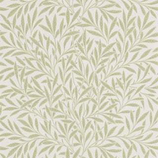 Morris & Co Willow Wallpaper in Olive For Sale