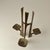Sculptural Three-Arm Candelabra in Forged Steel, 1960 For Sale - Image 9 of 10