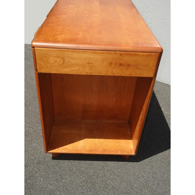 Authentic Vintage Mid Century Modern Heywood Wakefield Desk For Sale - Image 11 of 12