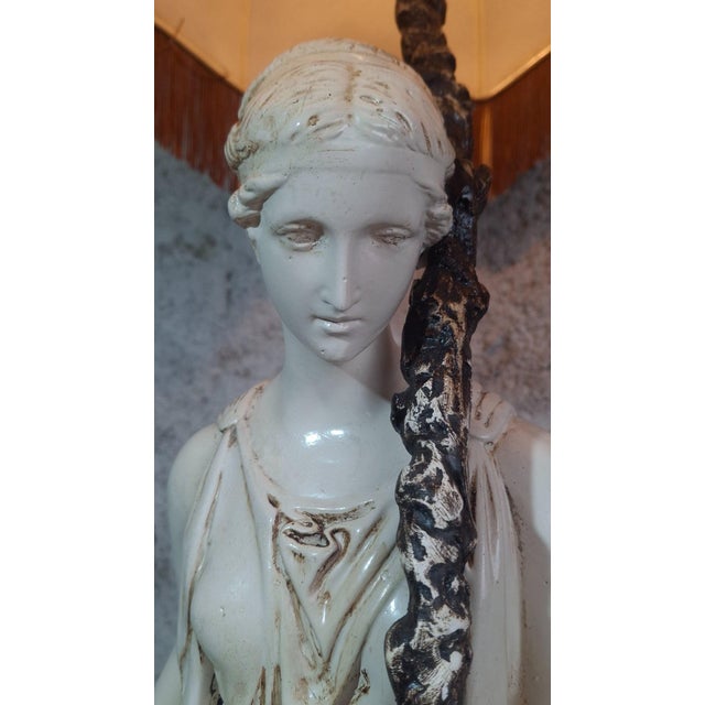 1960s Large Greek Goddess Lamp from Hebe, 1960s For Sale - Image 5 of 14