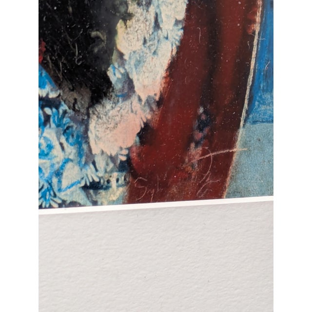 Late 20th Century Original Nude Figural Mixed Media Art Signed For Sale - Image 5 of 10