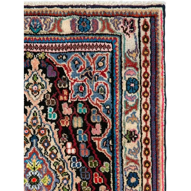 Rustic Vintage Persian Hamadan Rug – Size: 2' 1" X 2' 10" For Sale - Image 3 of 4