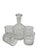 1950s Glass Whiskey Decanter and Glass Set, 1950s, Set of 5 For Sale - Image 5 of 9