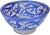 Late 19th Century Blue-Patterned Moroccan Ceramic Decorative Bowl For Sale In New York - Image 6 of 9