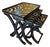 Contemporary Set of 3 Zebra Nesting Tables Attributed to Hooker For Sale