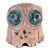 Studio Art Pottery Handmade Clay Owl Figurine 5" For Sale