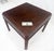 Chinese Chippendale Style Banded Mahogany 28x28" Square Side End Table For Sale - Image 9 of 9