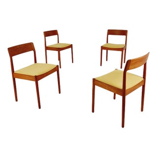 Danish Teak Dining Chairs by Johannes Norgaard 1960s, Set of 4 For Sale