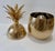 1960s Extra Large Brass Pineapple Ice Bucket, Hollywood Regency Style For Sale - Image 4 of 11