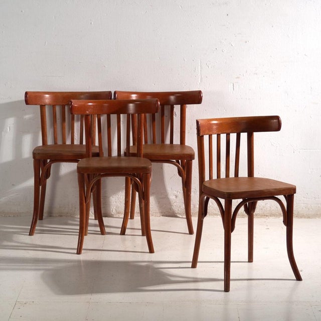 Bentwood Chairs in the style of Thonet, Central Europe, 1930, Set of 4 For Sale - Image 15 of 15