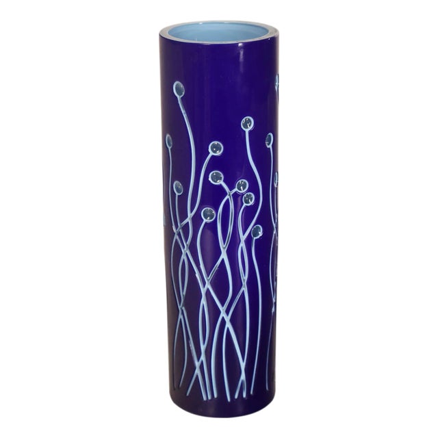 Wedgwood 'Neptune' Blue Vase For Sale
