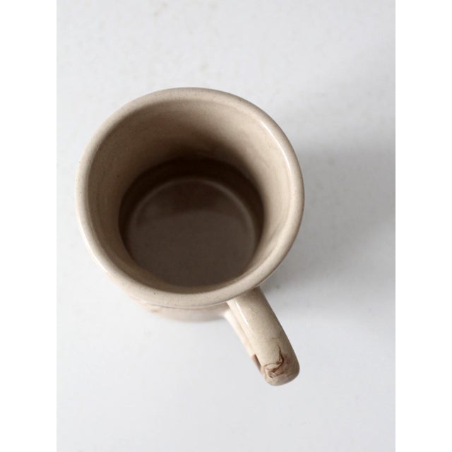 Mid 20th Century Mid-Century Nemadji Pottery Swirl Glaze Mug For Sale - Image 9 of 11