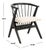 Transitional Noah Spindle Dining Chair - White Oak/Grey, Set of 2 For Sale - Image 3 of 6