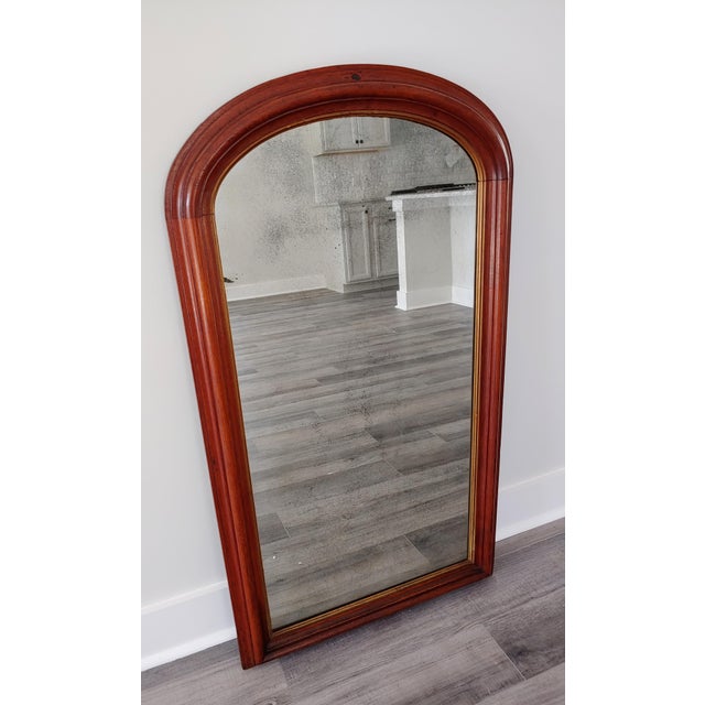 Early 19th Century Early 19th Century French Louis Philippe Period Oak Mercury Glass Mirror For Sale - Image 5 of 9