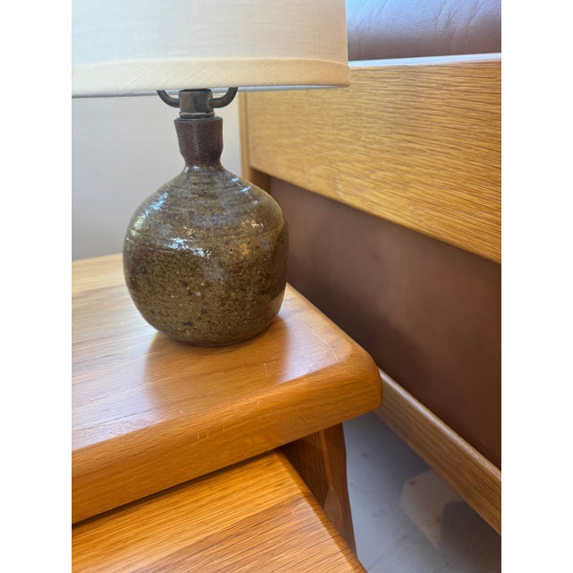 Tiny Vintage Ceramic Lamp, France For Sale - Image 14 of 14