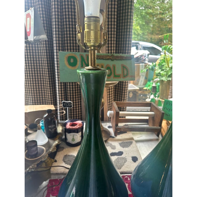 1970s Vintage Royal Haeger Drip Lamps - a Pair For Sale - Image 5 of 9