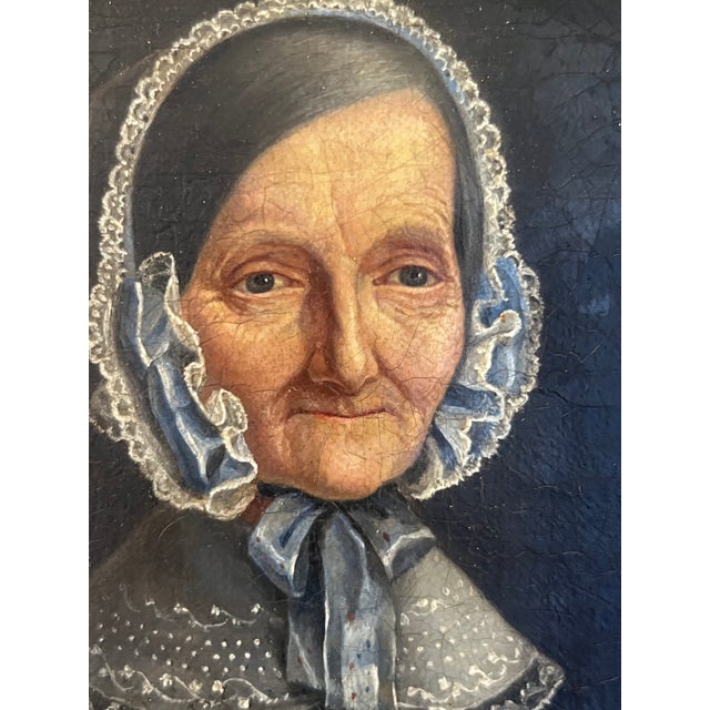 19th Century Oil Portrait Painting, Biedermeier Style, Signed, Denmark For Sale - Image 4 of 13