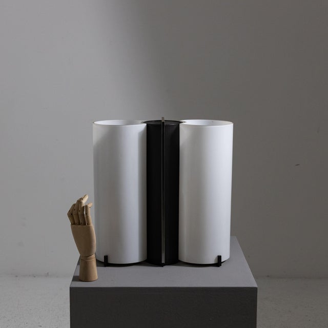 Glass and Metal Table Lamp, 1970s For Sale - Image 13 of 14