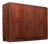 Antique French Art Deco Mahogany Sideboard Cabinet by Andre Sornay For Sale
