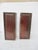 Burnt Umber Pair of Antique Mother of Mearl Inlaid Wall Pockets Japanese Meiji- A Pair of Two For Sale - Image 8 of 14