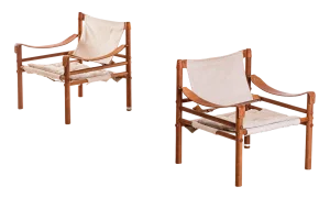 Set of Sirocco Easy Chairs by Arne Norell, 1970s
