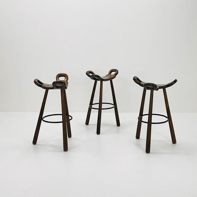 Mid-Century Brutalist Bar Stool, 1960s For Sale - Image 11 of 11
